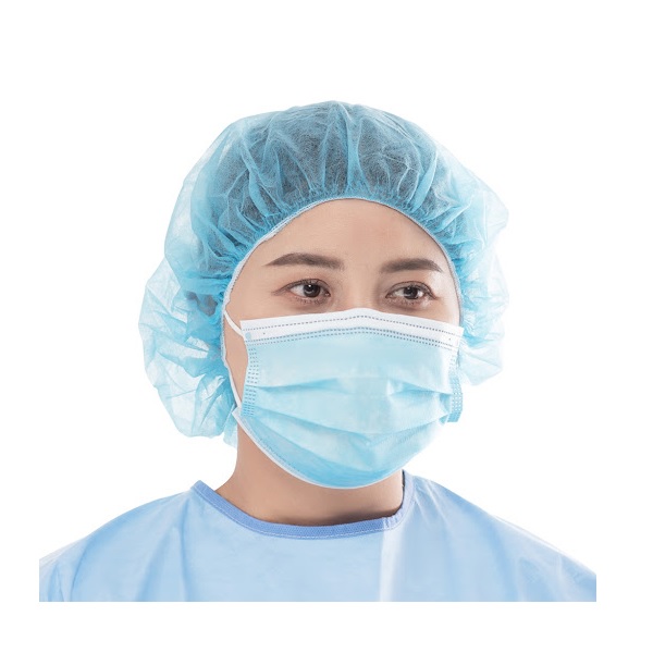 Mũ con sâu trùm đầu phòng sạch vải không dệt dùng một lần
