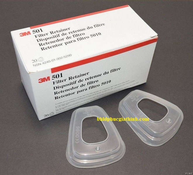 Nắp nhựa giữ tấm lọc bụi 3M 501 chính hãng