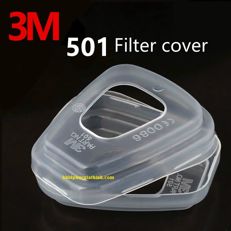 Nắp nhựa giữ tấm lọc bụi 3M 501 chính hãng