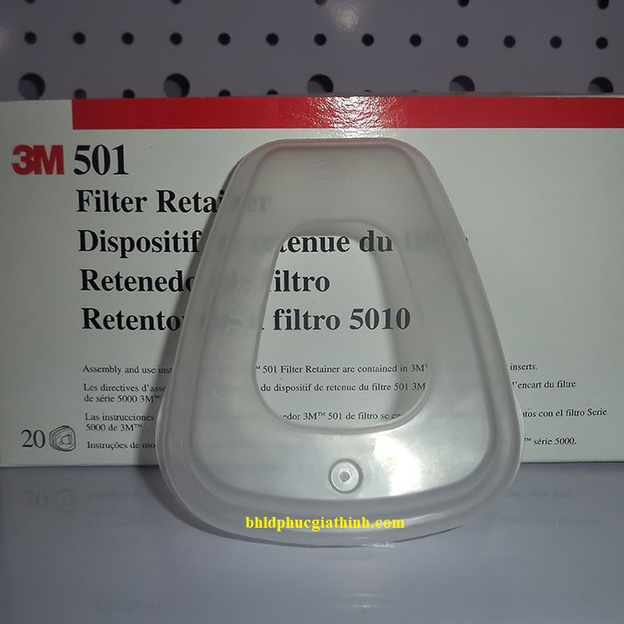 Nắp nhựa giữ tấm lọc bụi 3M 501 chính hãng