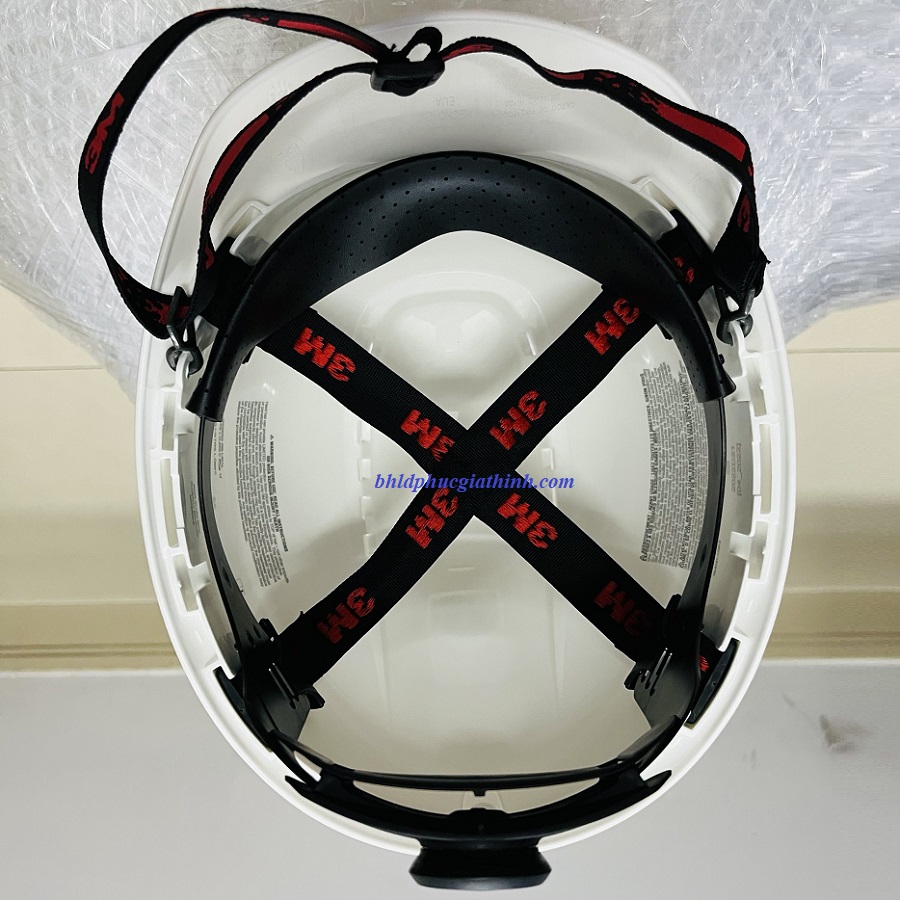 Nón bảo hộ lao động có lỗ thoáng khí 3M H701V màu trắng tiêu chuẩn ANSI Mỹ