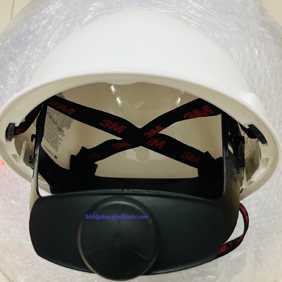 Nón bảo hộ lao động có lỗ thoáng khí 3M H701V màu trắng tiêu chuẩn ANSI Mỹ