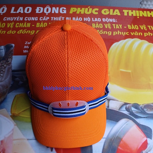 Mũ vải thoáng khí có lồng nón nhựa PE chống va đập, nhẹ và thời trang