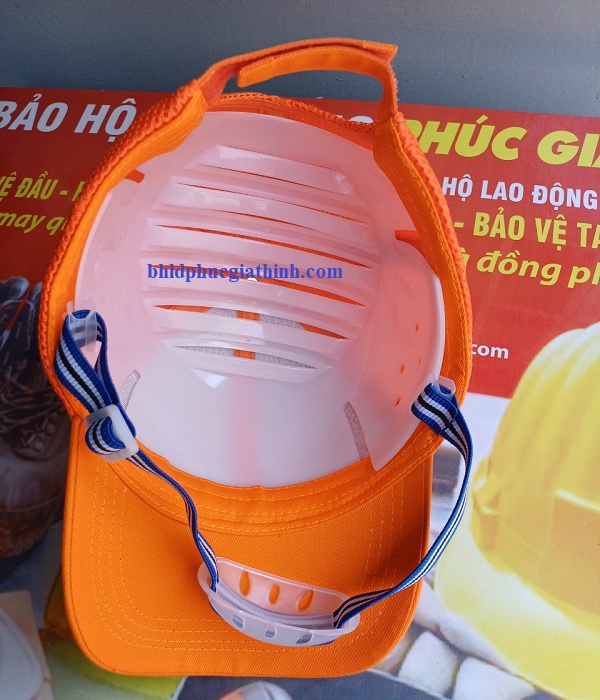 Mũ vải thoáng khí có lồng nón nhựa PE chống va đập, nhẹ và thời trang