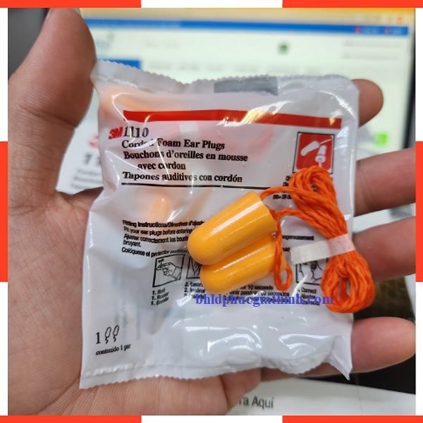 Nút tai chống ồn có dây 3M 1110 chính hãng
