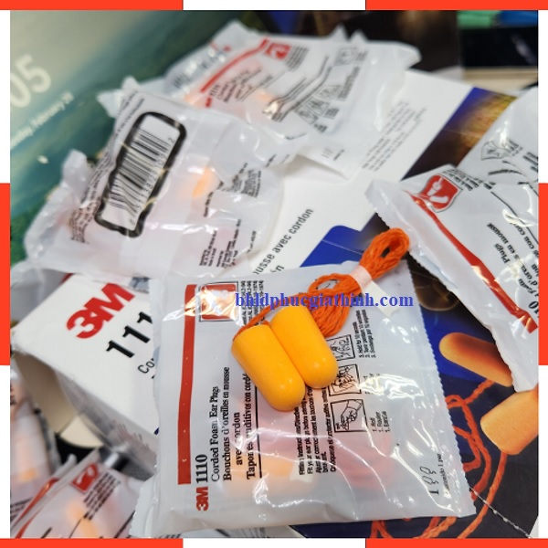 Nút tai chống ồn có dây 3M 1110 chính hãng