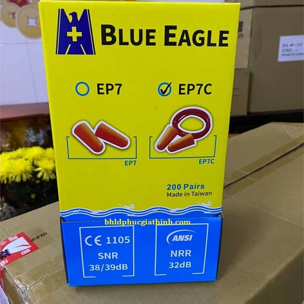 Nút tai giảm ồn không dây Blue Eagle EP7 chất liệu bọt xốp
