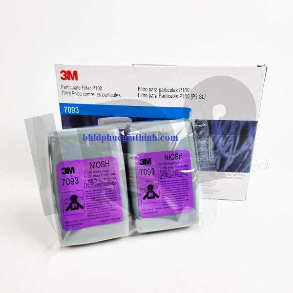 Phin lọc hơi hữ cơ và khí axit 3M 7093 P100 chính hãng
