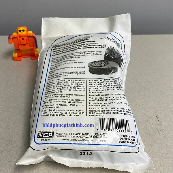 Phin lọc hơi khí độc đa năng MSA Advantage 815359 chính hãng Mỹ