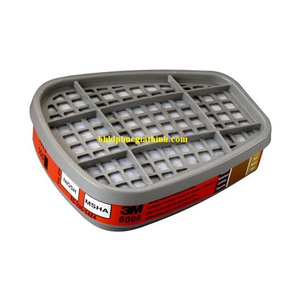 Phin lọc hơi thủy ngân hoặc clo 3M 6009 chính hãng tiêu chuẩn NIOSH