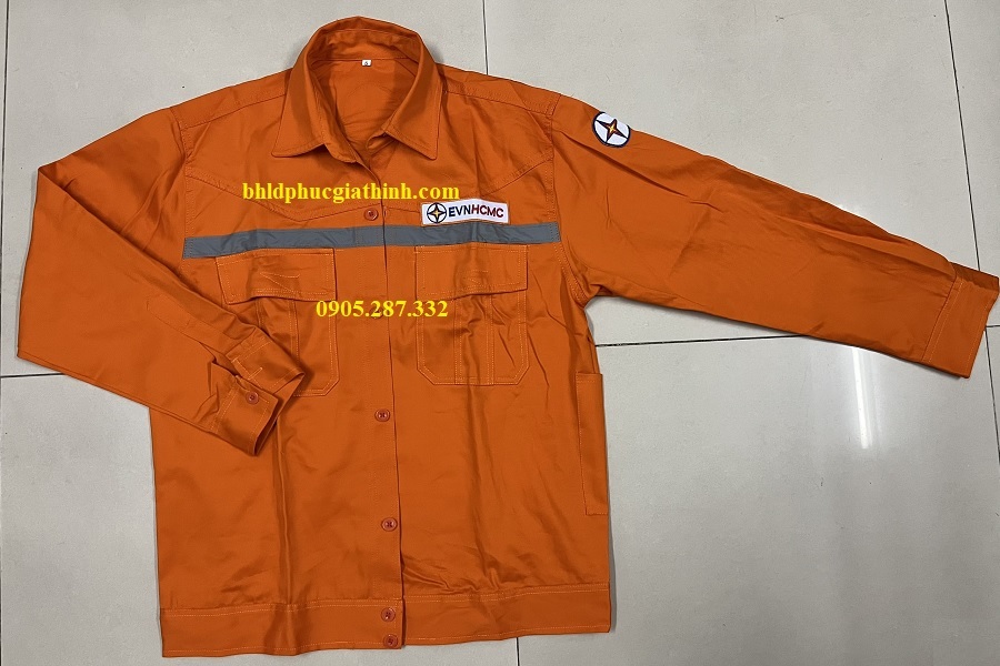 Giúp Quần áo bảo hộ điện lực vải Păngrim Hàn Quốc