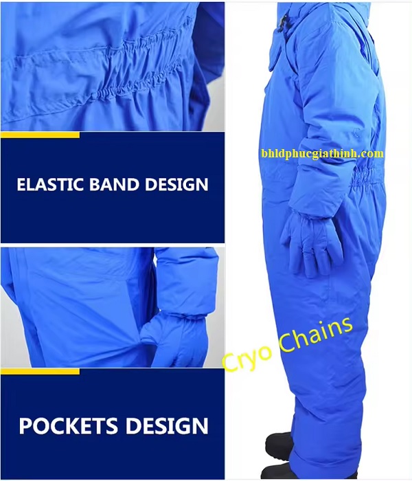 Quần áo Composite chịu nhiệt độ lạnh khí Nitơ chịu được nhiệt độ - 260 độ C