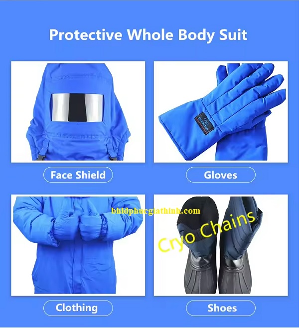 Quần áo Composite chịu nhiệt độ lạnh khí Nitơ chịu được nhiệt độ - 260 độ C