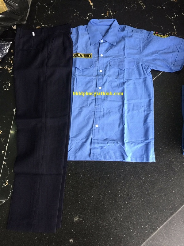 Quần áo đồng phục bảo vệ áo ngắn tay