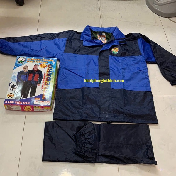 Quần áo mưa bảo hộ 2 lớp Haledako cao cấp