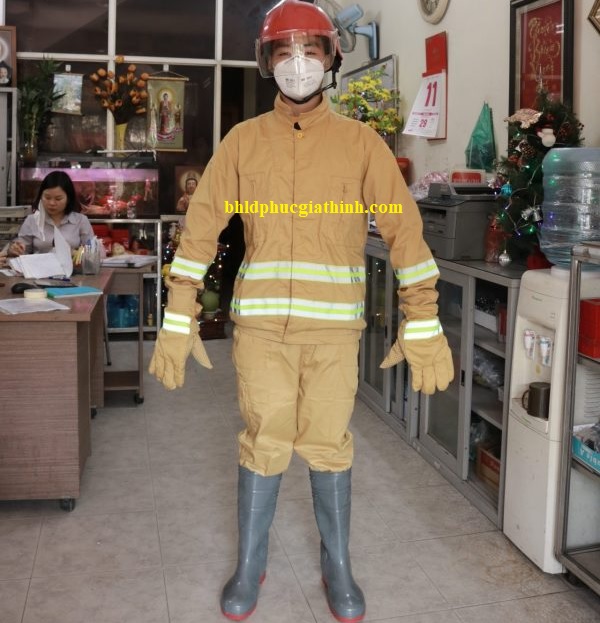Trang phục PCCC theo thông tư 150 /2020/TT-BCA đầy đủ tem kiểm định của Công An PCCC