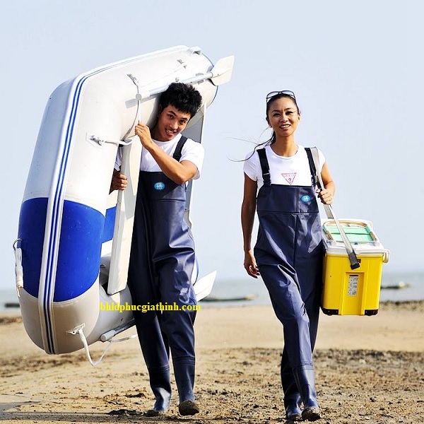 Quần ủng yếm lội nước chuyên dụng chất liệu PVC chống nước tuyệt đối