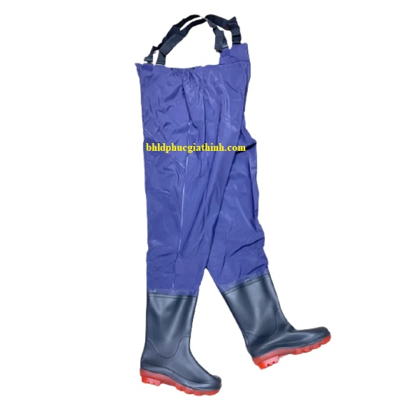Quần ủng yếm lội nước chuyên dụng chất liệu PVC chống nước tuyệt đối
