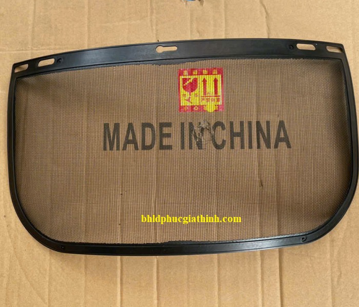 Tấm chắn lưới che mặt chống văng bắn gọng lò xo gắn nón bảo hộ