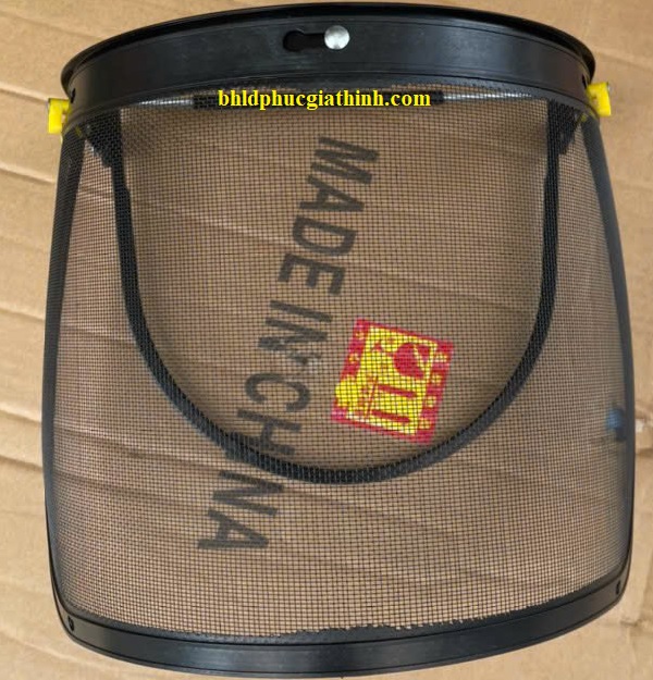 Tấm chắn lưới che mặt chống văng bắn gọng lò xo gắn nón bảo hộ