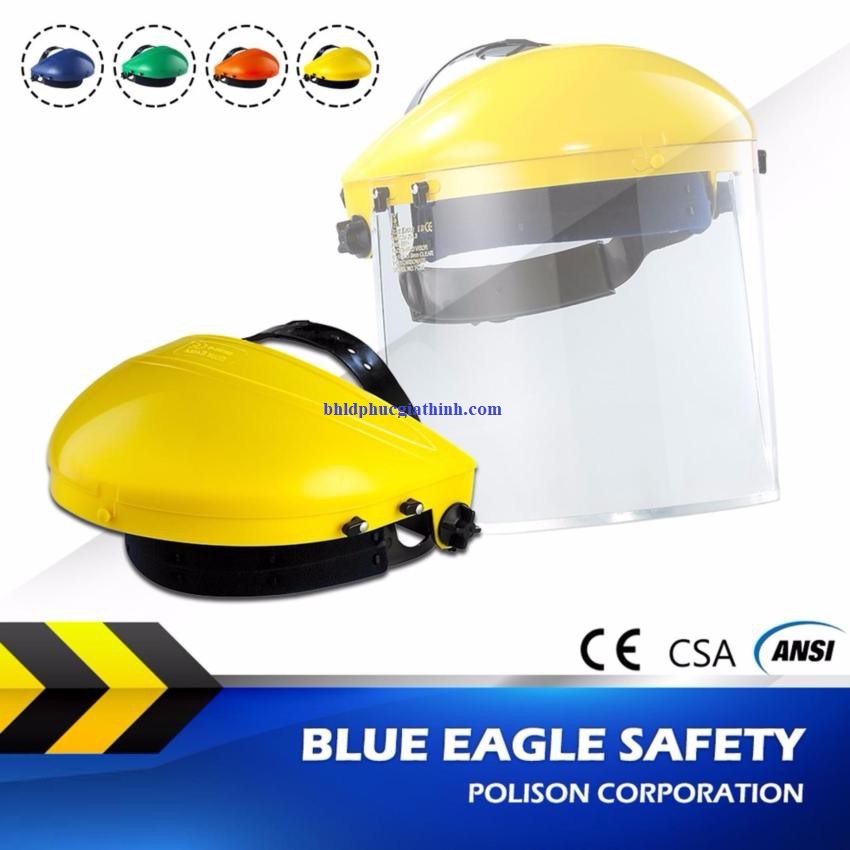 Tấm kính che mặt FC45 kết hợp với Nón đội đầu B1 thương hiệu Blue Eagle Đài Loan