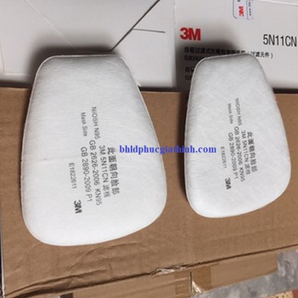 Tấm lọc bụi 3M 5N11 chính hãng dùng cho mặt nạ hai Phin lọc