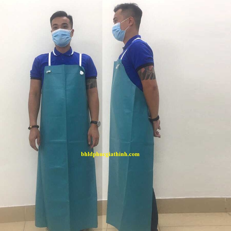 Tạp dề PVC chống hoá chất Ansell Alphatec 56-100 (PVC -45G) độ dày 0.46mm