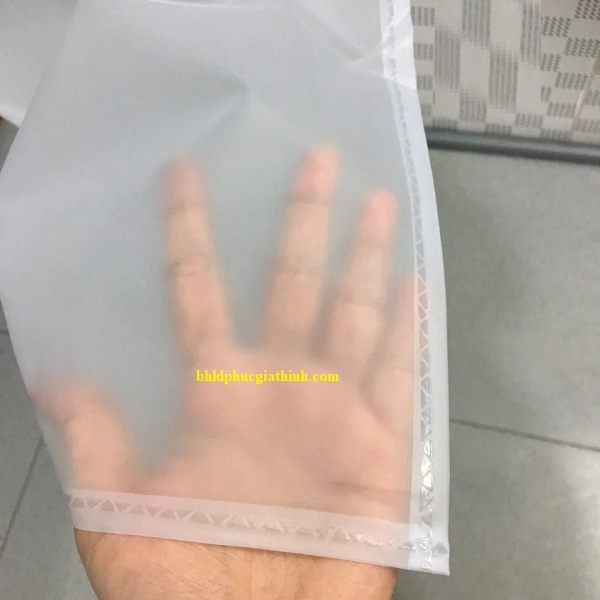 Tạp dề nhựa PVC 1 lớp trong suốt chống thấm nước