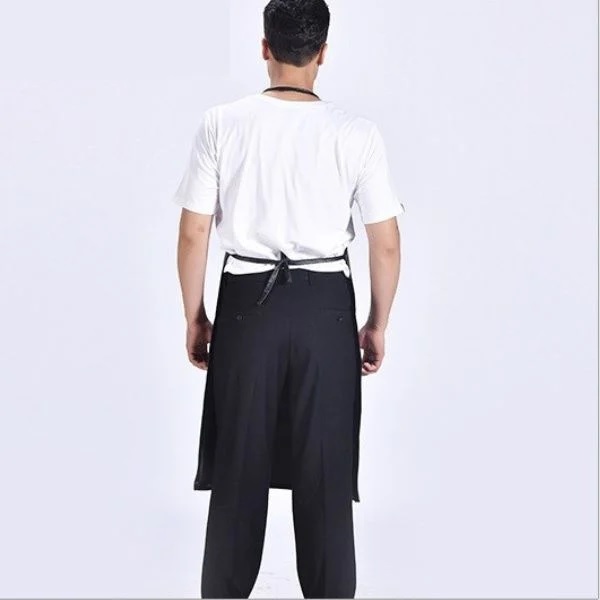 Tạp dề PVC chống hoá chất chống dầu chống Axit màu đen kích thước 110cm*80cm