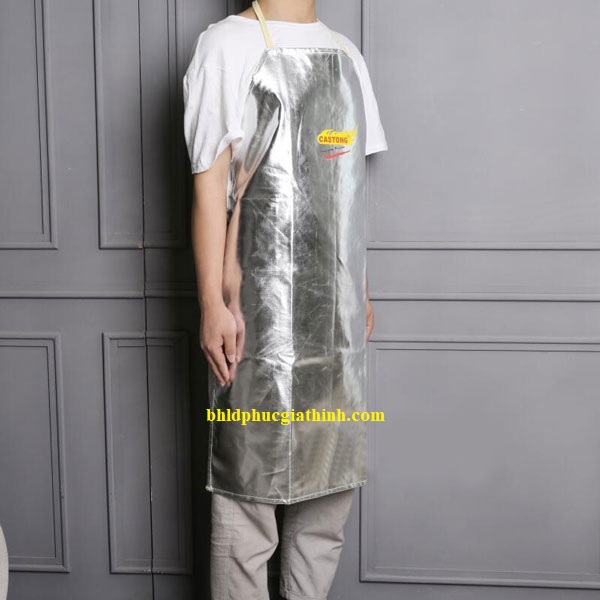 Tạp dề tráng nhôm chịu nhiệt 500 độ Castong MYBR-09060 2 lớp