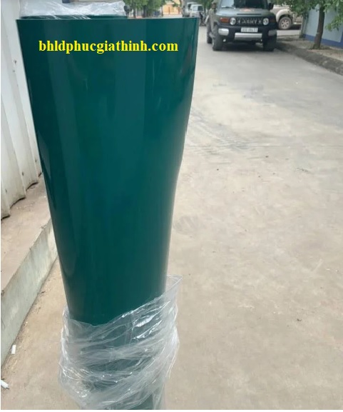Thảm cao su 2 lớp chống tĩnh điện kích thước 1.2m x 10m x 2mm màu xanh