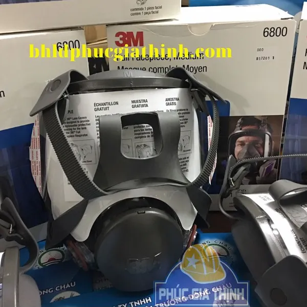 Mặt nạ phòng độc nguyên mặt 3M 6800 chính hãng