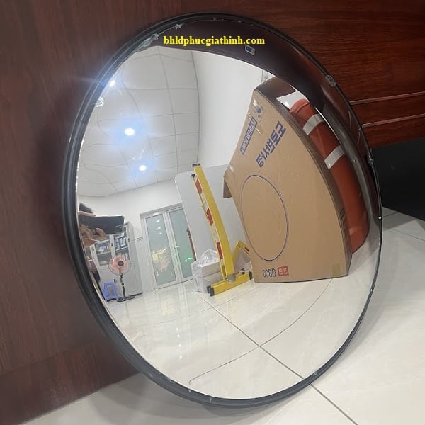 Gương cầu lồi giao thông bằng nhựa D60cm màu đen