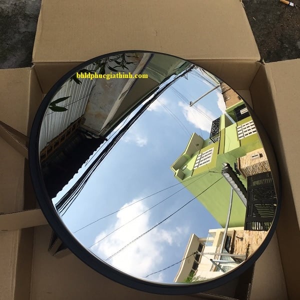 Gương cầu lồi giao thông bằng nhựa D60cm màu đen