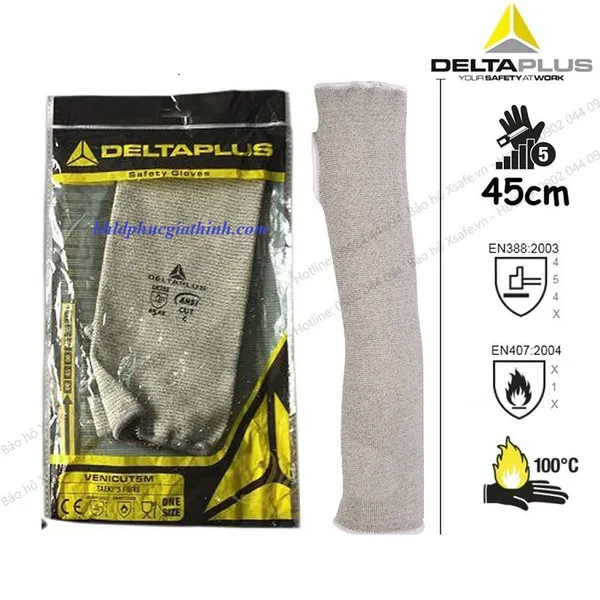 Ống tay chống cắt chịu nhiệt Delta plus Venicut 5M