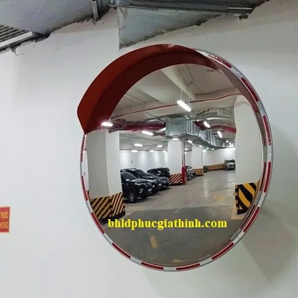 Gương cầu lồi Inox 304 có viền phản quang