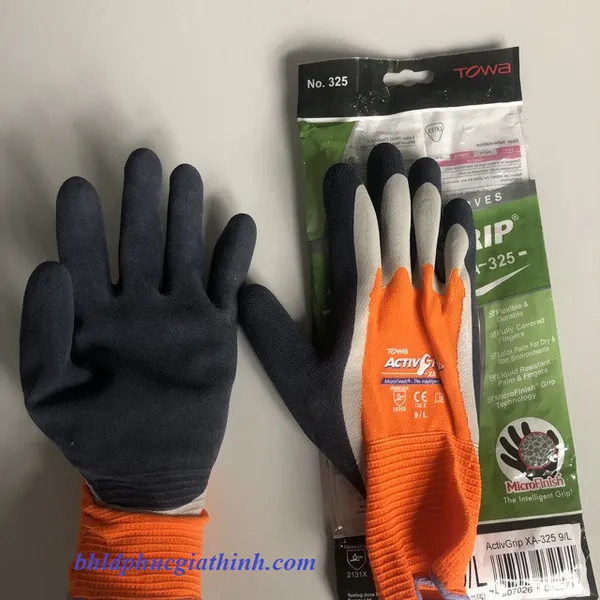 GĂNG TAY CHỐNG DẦU CHUYÊN DỤNG TOWA ACTIVGRIP XA-325 NHẬT BẢN