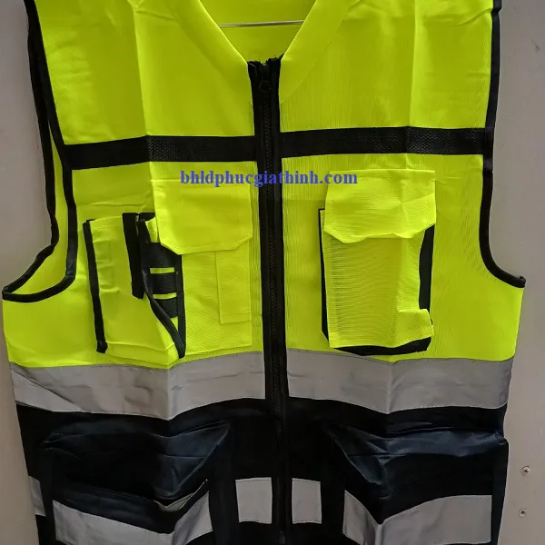 Áo bảo hộ ghi lê phản quang cao cấp dành cho kỹ sư