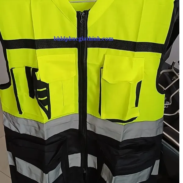 Áo bảo hộ ghi lê phản quang cao cấp dành cho kỹ sư