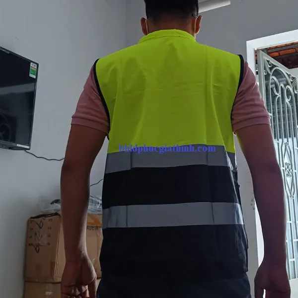 Áo bảo hộ ghi lê phản quang cao cấp dành cho kỹ sư