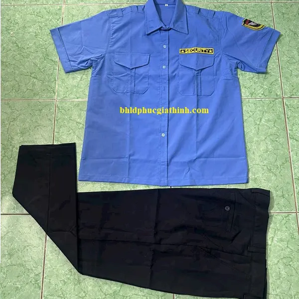 Quần áo đồng phục bảo vệ áo ngắn tay