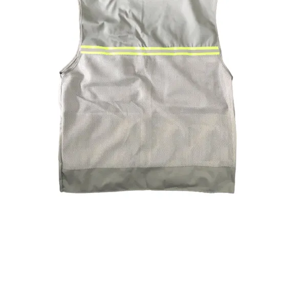 Áo bảo hộ ghi lê phản quang 4 túi hộp 1 dây kéo