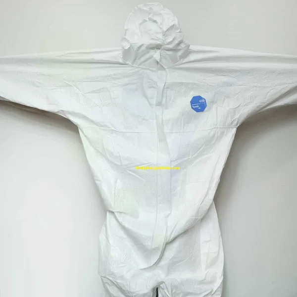 Bộ áo liền quần phòng dịch chống hoá chất Dupont Tyvek 400