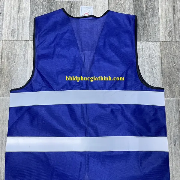 Áo lưới phản quang cao cấp 2 sọc phản quang ngang