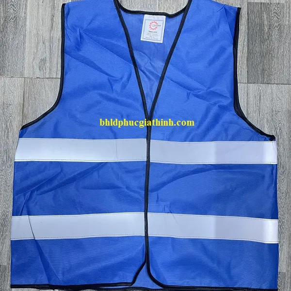Áo lưới phản quang cao cấp 2 sọc phản quang ngang