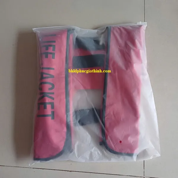 Áo phao bơm hơi tự động Life Jacket chất liệu vải TPU