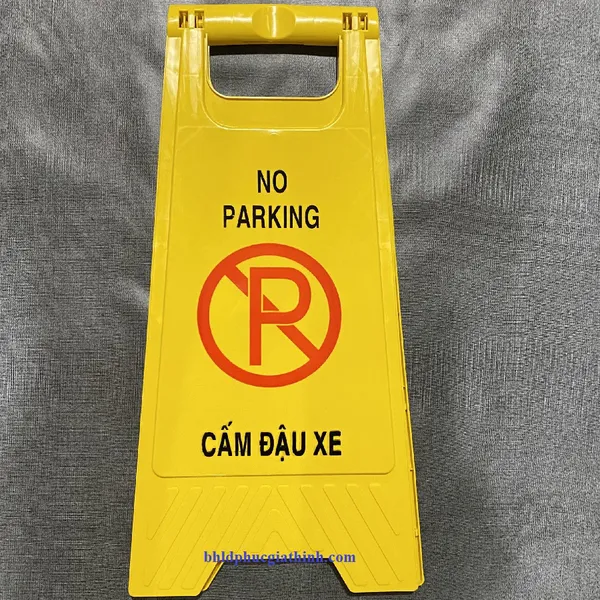 Biển cảnh báo Cấm Đỗ Xe biển chữ A dạng gấp