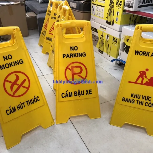 Biển cảnh báo Cấm Đỗ Xe biển chữ A dạng gấp