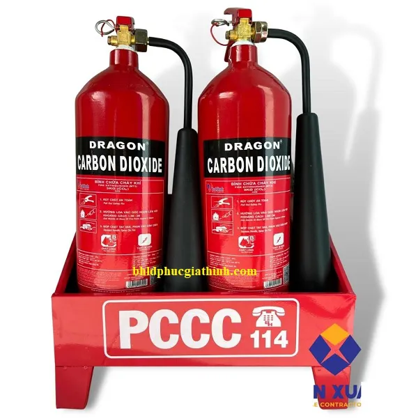 Bình chưa cháy 3Kg CO2 Dragon MT3 có tem kiểm định