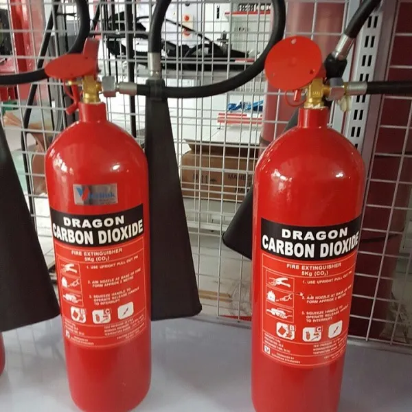 Bình chữa cháy 5kg khí CO2 Dragon MT5 có tem kiểm định